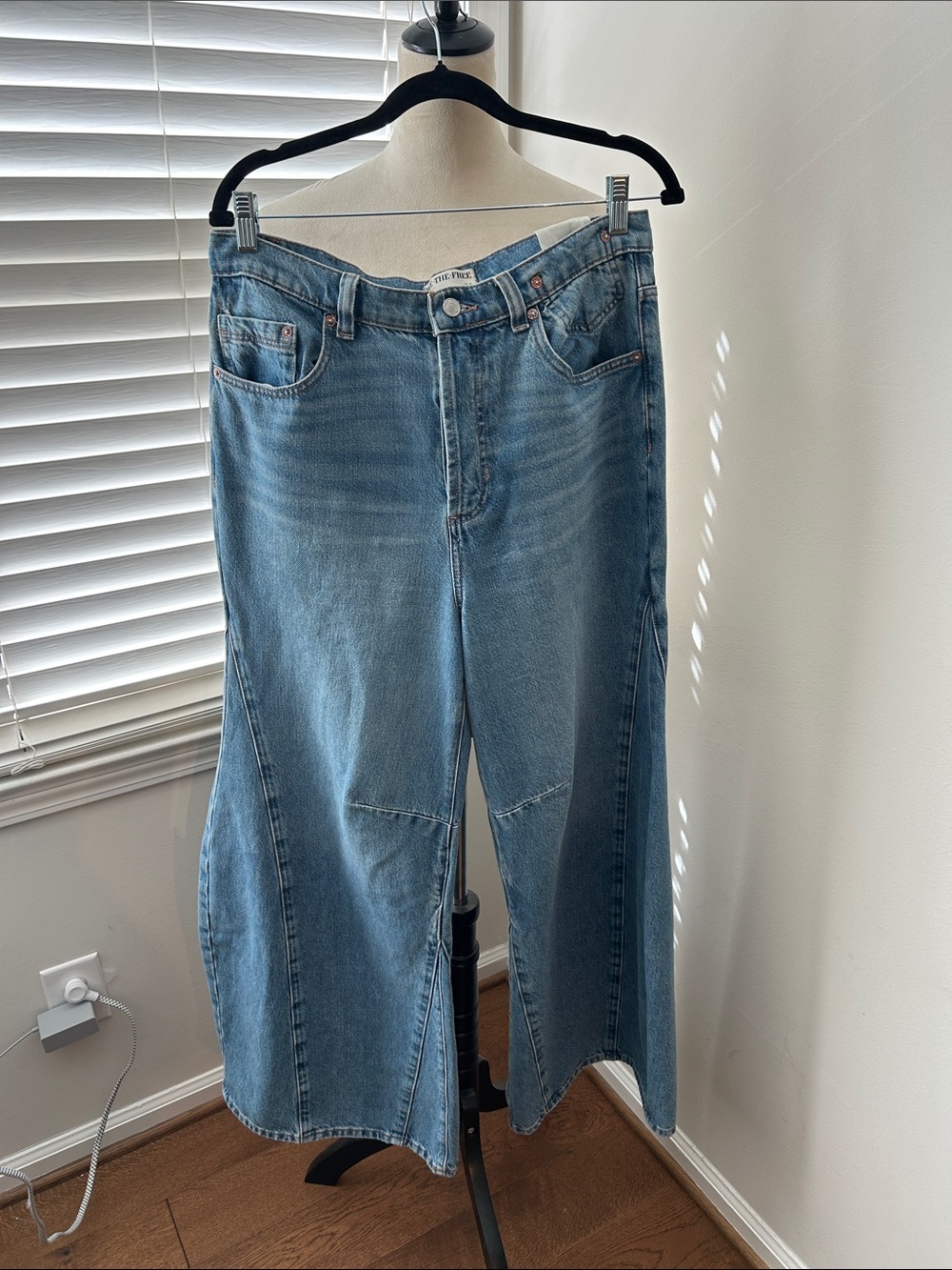We The Free Button Eden Slouchy Wide Leg
